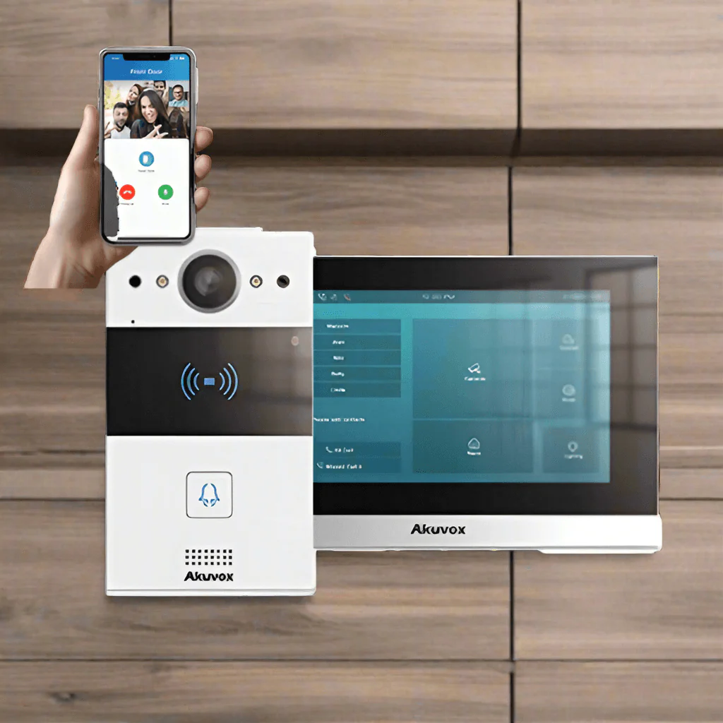 Smartphone video intercom kit