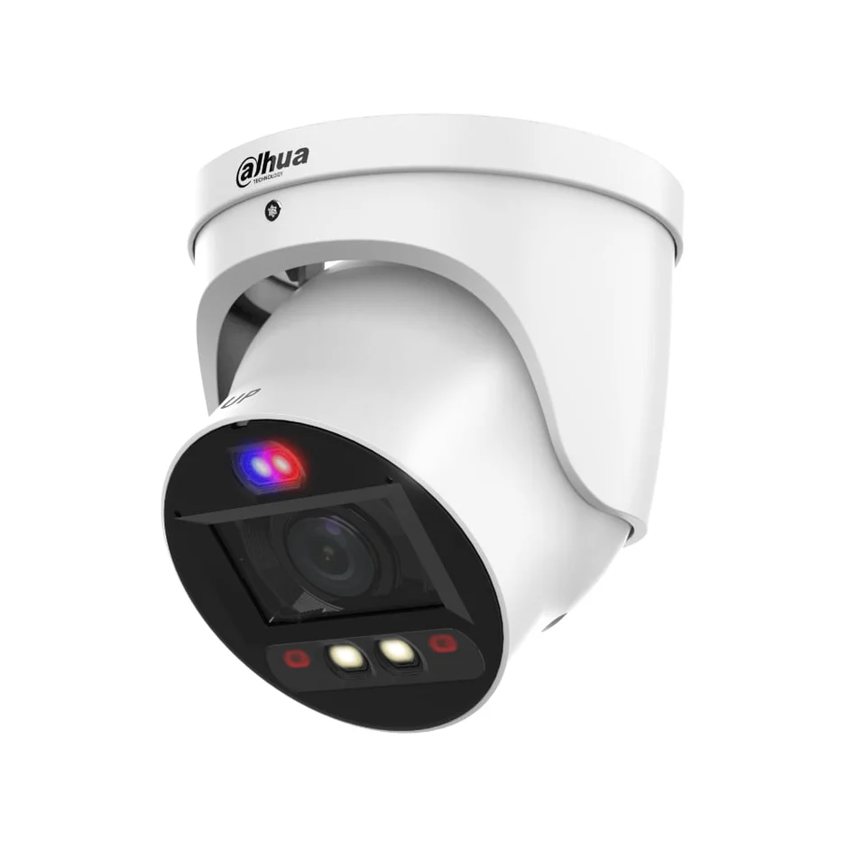 Dahua TiOC Ultra AI active deterrence camera detecting intruder with full colour night vision and smartphone alert
