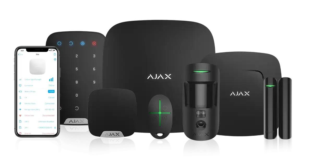 Ajax Security System smartphone app