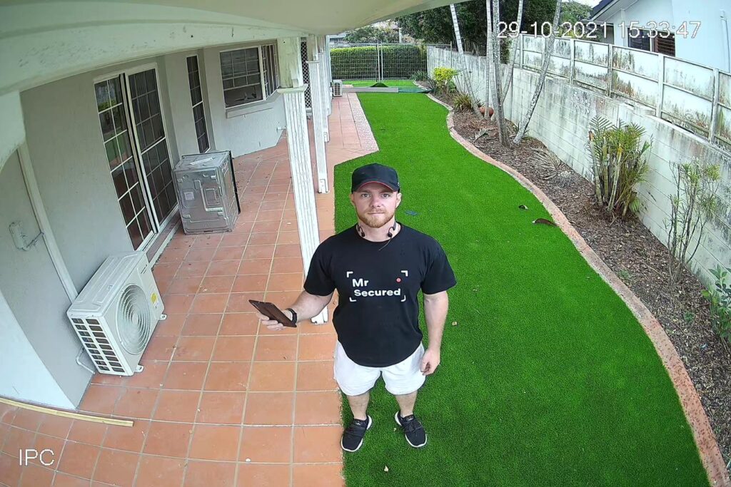 CCTV camera footage monitoring Brisbane home security