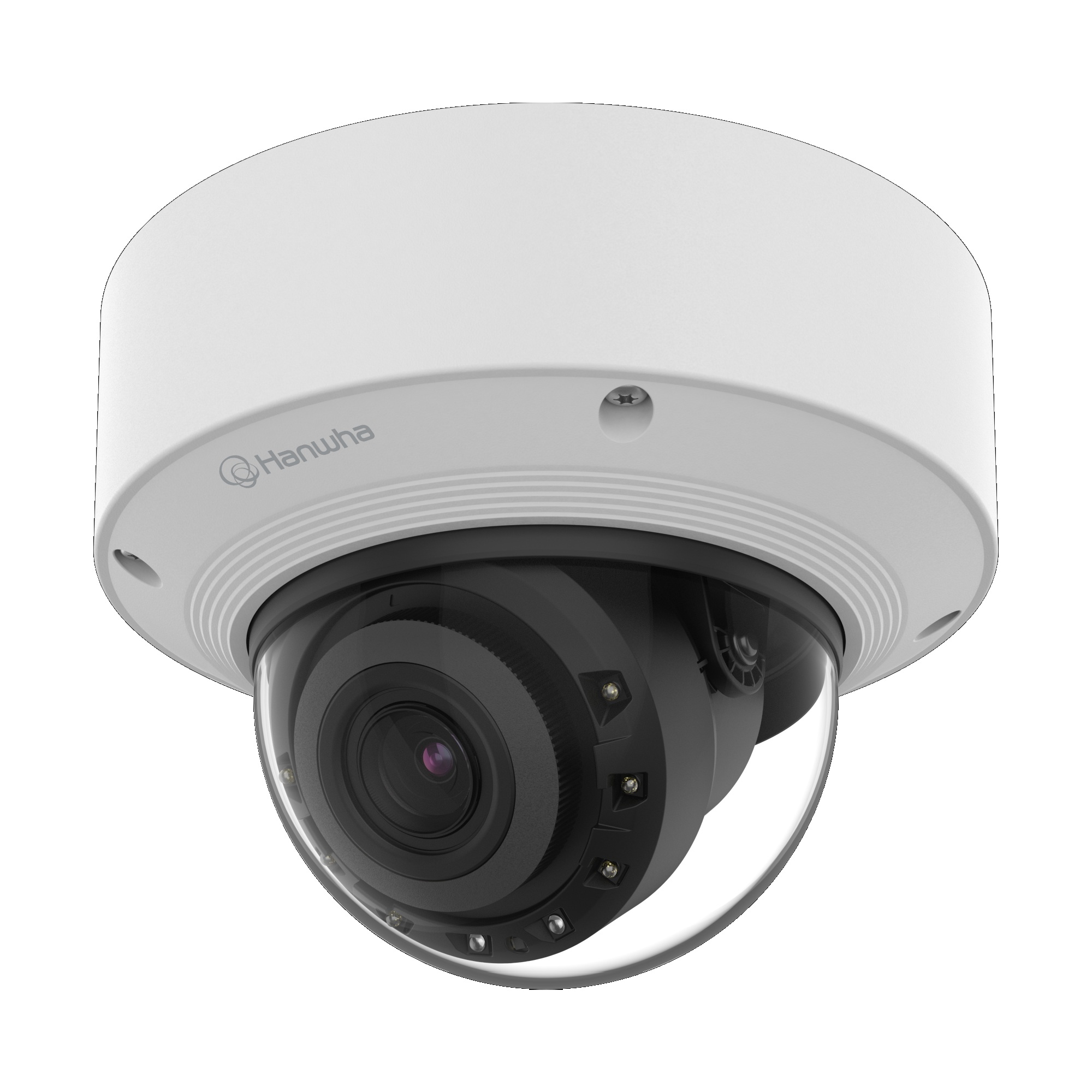Hanwha Wisenet XND-A6084RV X-series AI vandal dome CCTV camera